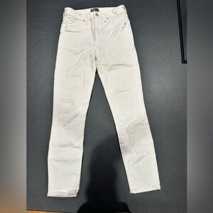 Abercrombie White Skinny High Waisted Jeans